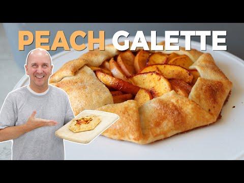 Peach Galette Recipe | So yummy and easy you got to try this!