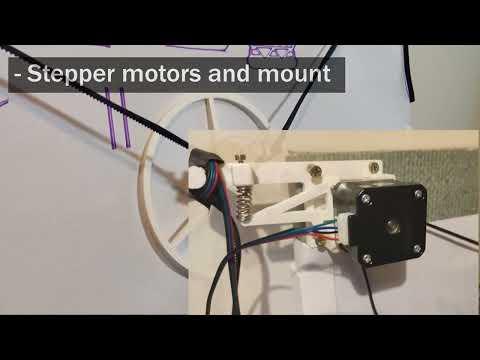 Polargraph XY Wall Draw bot with Arduino 2023