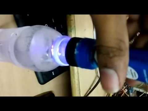 Portable UV LED water purifier