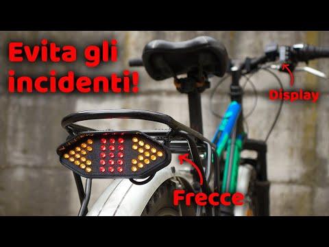 Questo progetto con Arduino riduce gli INCIDENTI in BICICLETTA! Fanali con FRECCE + Contachilometri