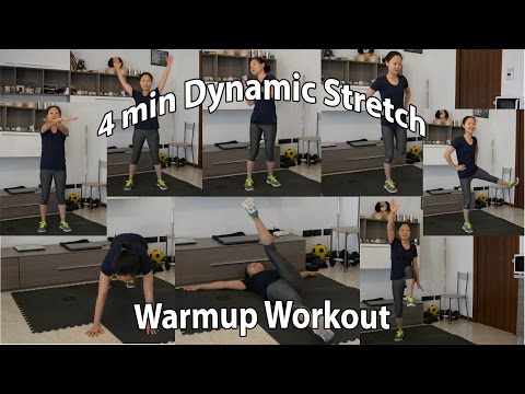 Quick 4 min Warm Up Dynamic Stretch Workout