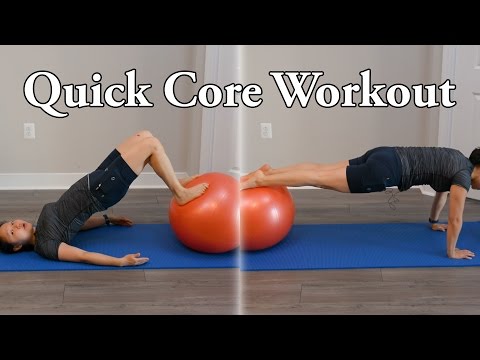 Quick Stability Ball Complete Ab Workout