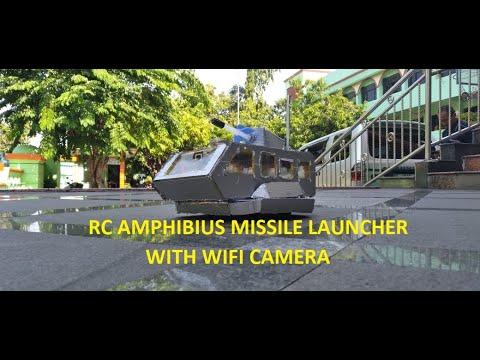 RC AMPHIBIUS MISSILE LAUNCHER WITH WIFI CAMERA