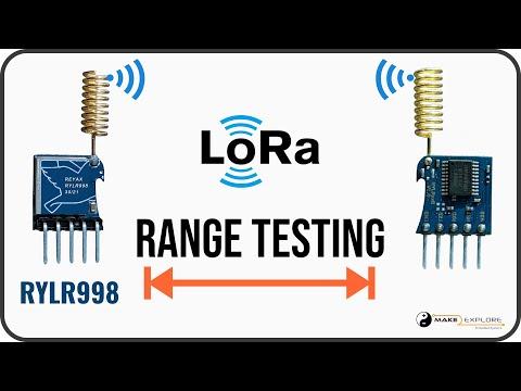 RYLR998 LoRa Module Range Testing