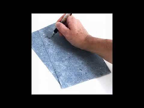 Recycled Denim Paper