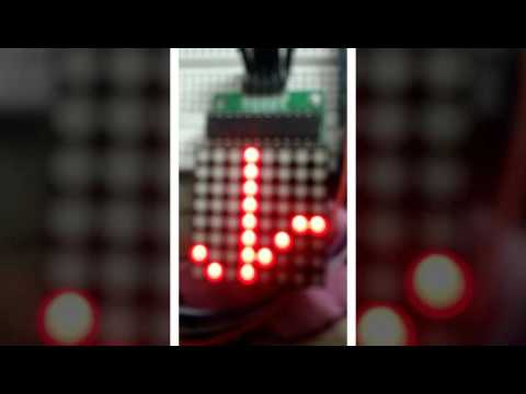 Rolling Display using LED Matrix