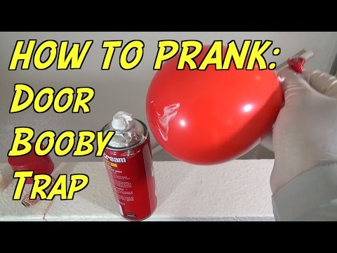 Shaving Cream Door Booby Trap- HOW TO PRANK