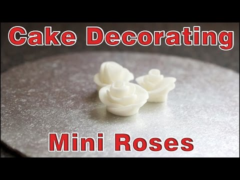 Simple Cake Decorating - Mini Roses