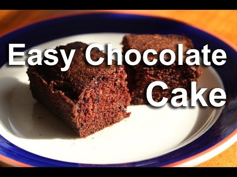 Simple Chocolate Cake Recipe - Valentines Day - GardenFork.TV