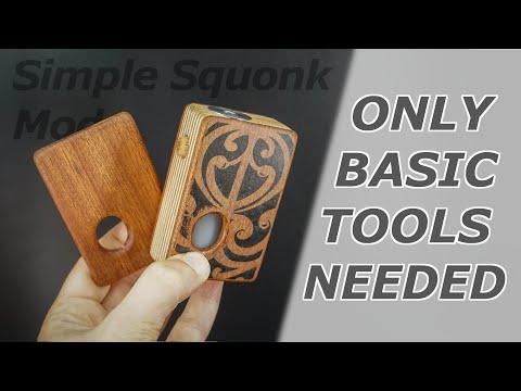 Simple DIY Wooden Squonk Mod