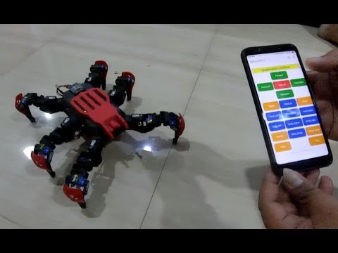 Simple NodeMCU AP Hexapod Demo