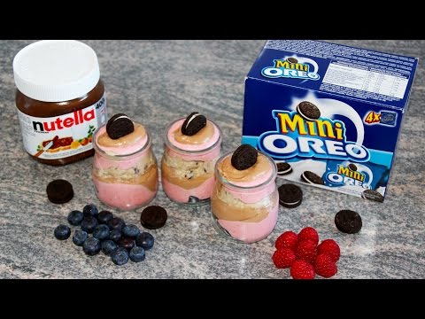 Simple Oreo, Nutella Party Dessert Shots