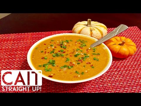 Simple Slow Cooker Pumpkin Soup | Cait Straight Up