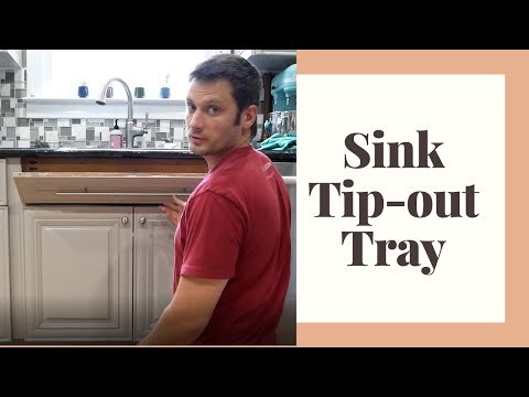 Sink Tip-out Tray Installation