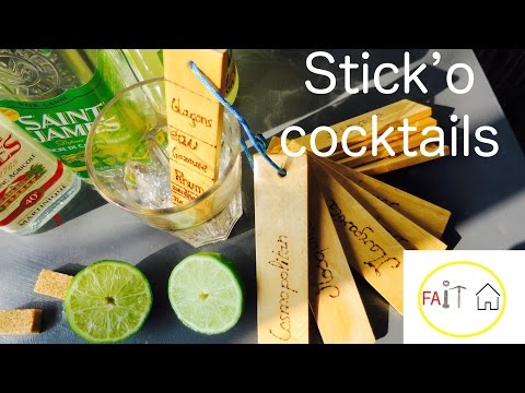 Stick'o Cocktails   (recettes portative de cocktails )