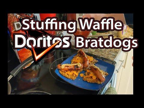 Stuffing Waffle Doritos Bratdogs