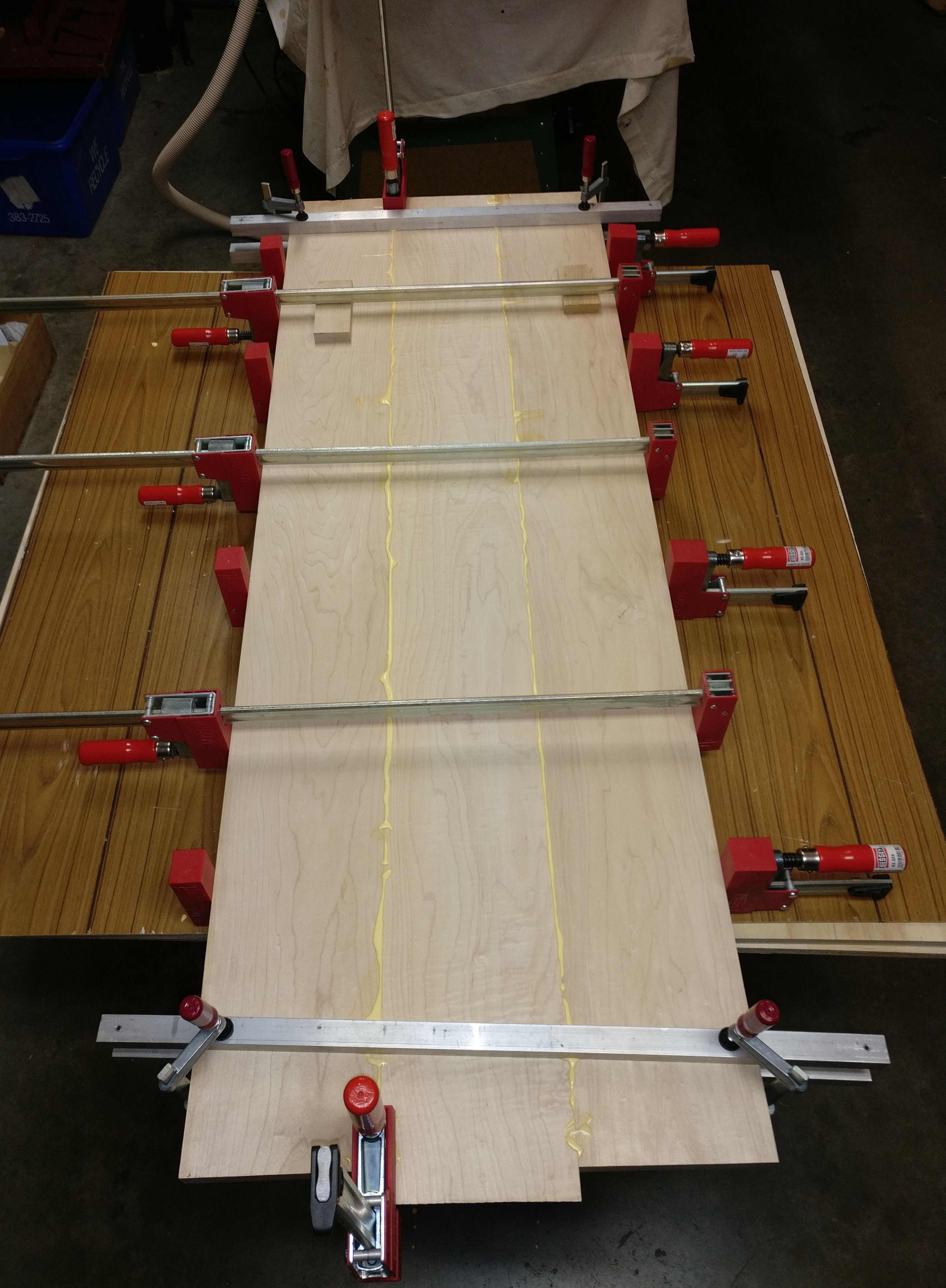 Table Top - Center Section Glue Up.jpg