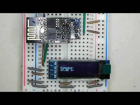 Termometro IoT funcionando