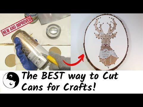 The Best Way to Cut Aluminum Cans for Crafts