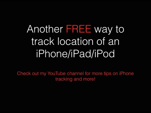 Track iPhone/iPad location easily and for FREE