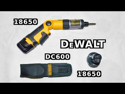 Transfer DeWalt Cordless Screwdriver Battery to 18650 cell