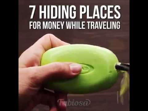 Travel tips ( Hide your money)