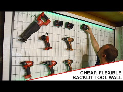 Upgraded Shop Tool Wall