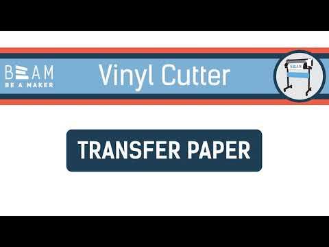 Using Transfer Paper with Vinyl Stickers