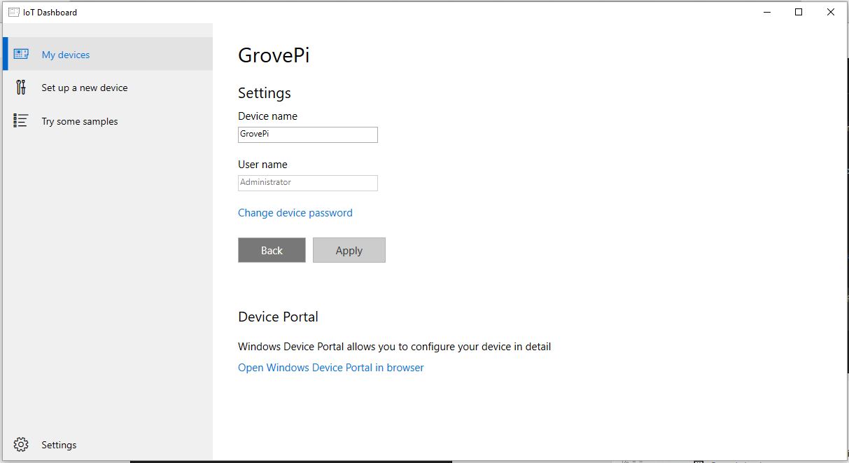 Windows_IoT_Dashboard-find-your-device-rename-to-GrovePi.PNG