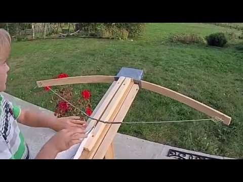 Wyrzutnia rakiet z papieru (rzymska balista, kusza) [Medieval cannon for paper gliders]