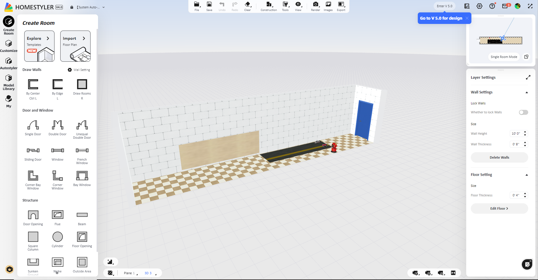 homestyler 3d hallway.PNG