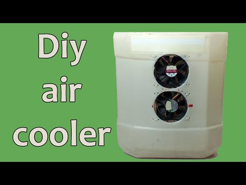 how to make a homemade mini air cooler - how to make air cooler with cpu fan