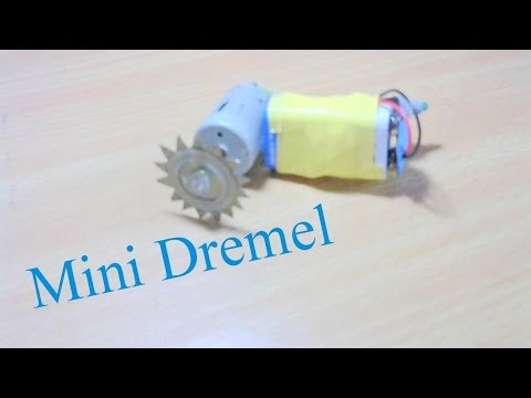 how to make a mini dremel tool