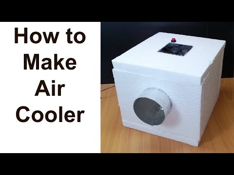 how to make air cooler with cpu fan