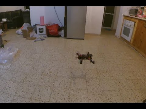 qav250 racing quadcopter test flight with emax motors from banggood.com