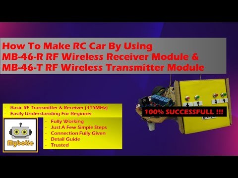 DIY Wireless RC Car without Arduino Code, Easy, Circuit Schematic Diagram Given, 100% work, Low Cost