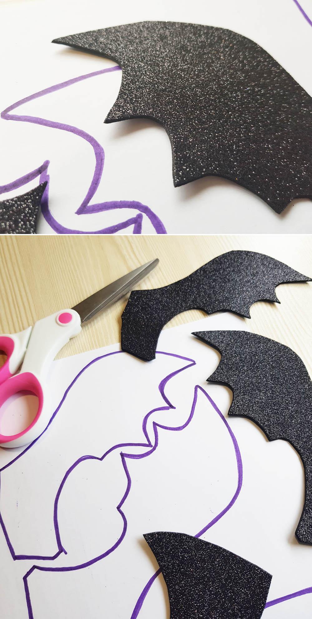 vampirina no sew fancy dress up halloween disney diy headband hair  vampire tutorial mum crafts 1.jpg