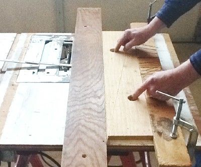 Fine Fence Adjustment on My Homebuilt Table Saw