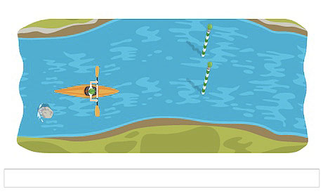 Google Doodle Game Slalom Canoe Hack