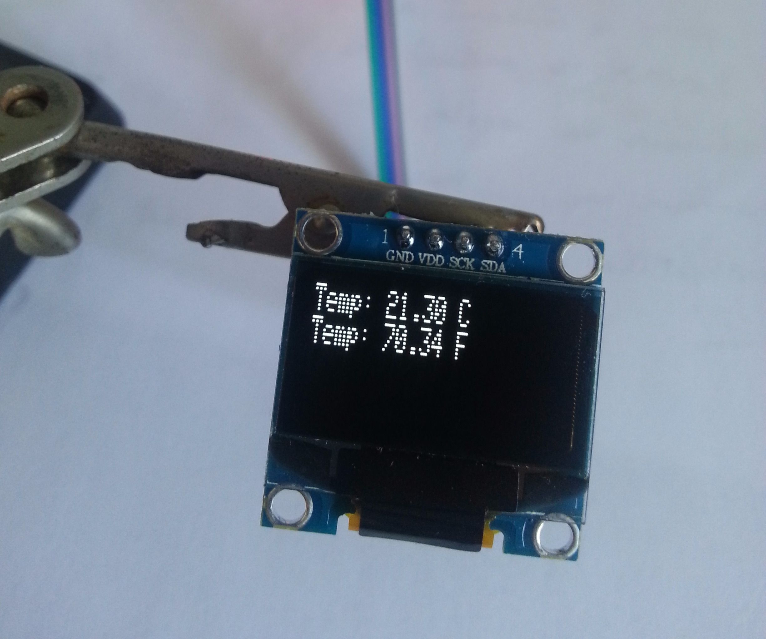 EASY Arduino OLED Sensor Data Display