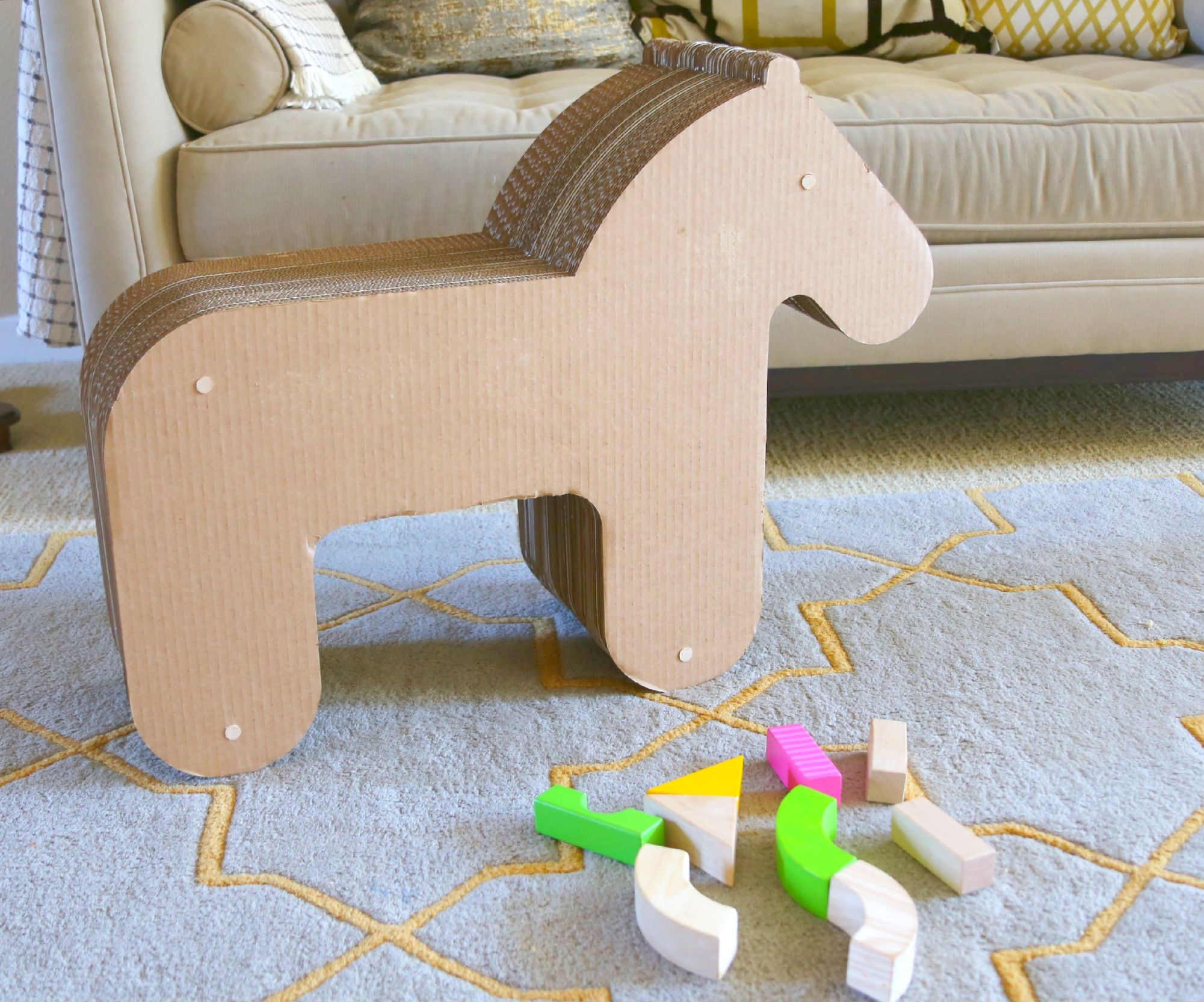 Cardboard Toy Horse