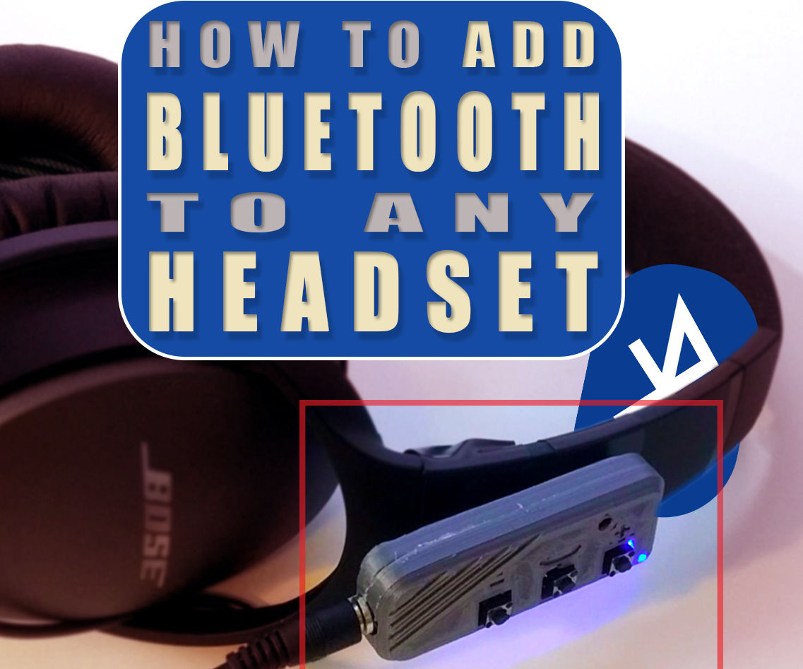 DIY Bluetooth Adapter for ANY Headphones