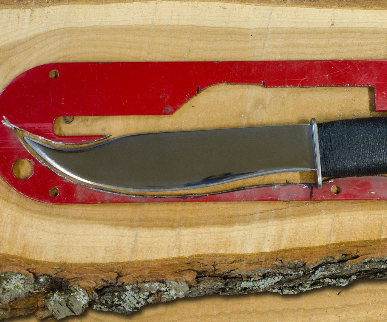 Make a Bowie Knife From Table Saw Insert