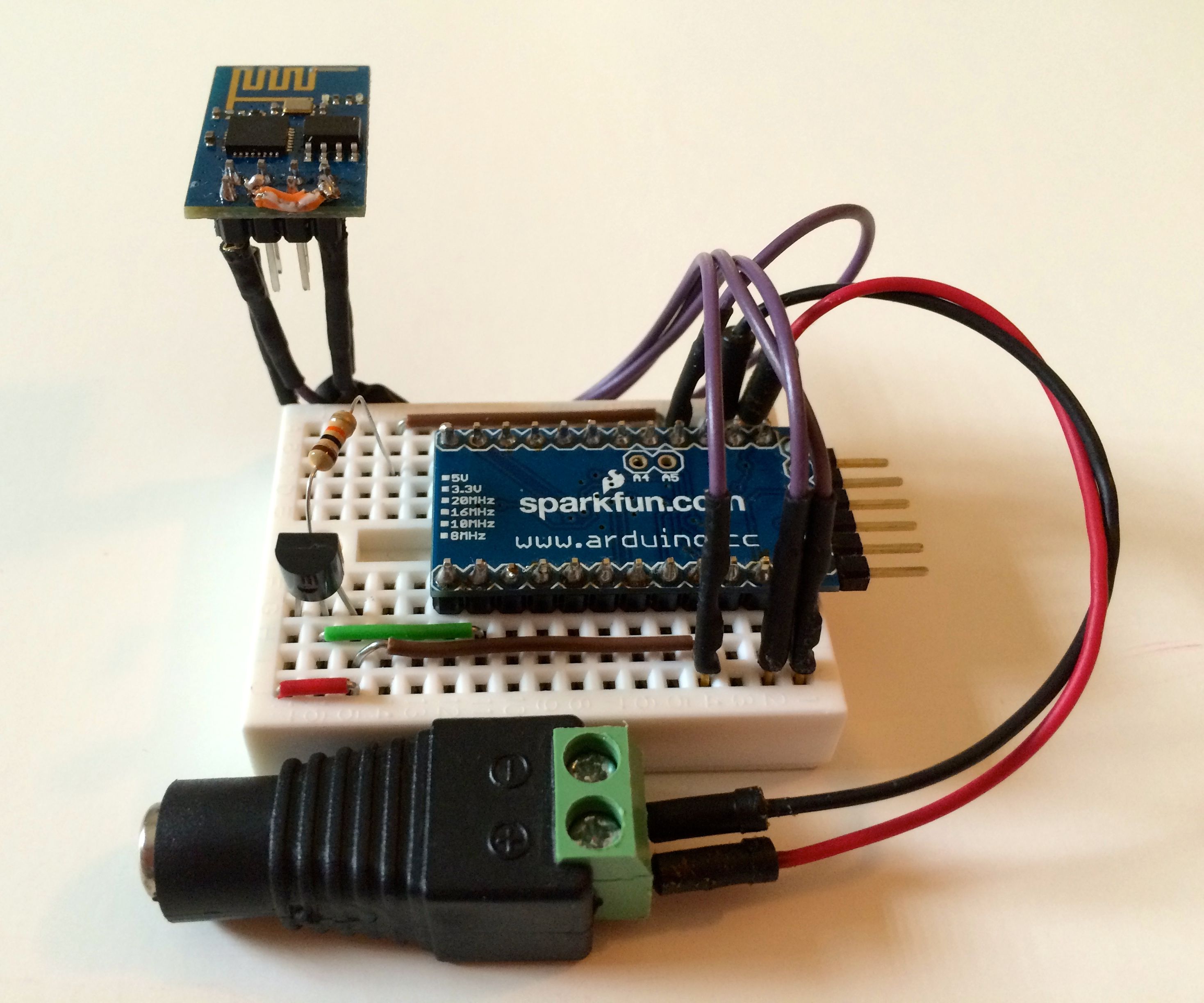 ESP8266 Wifi Temperature Logger