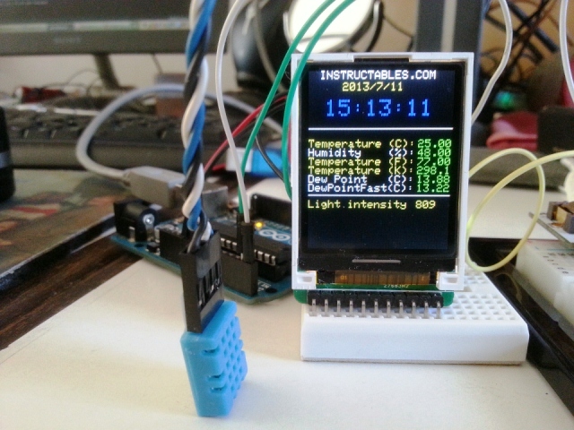 Mini Arduino Environment Monitor  ** UPDATE - Added RTC ***