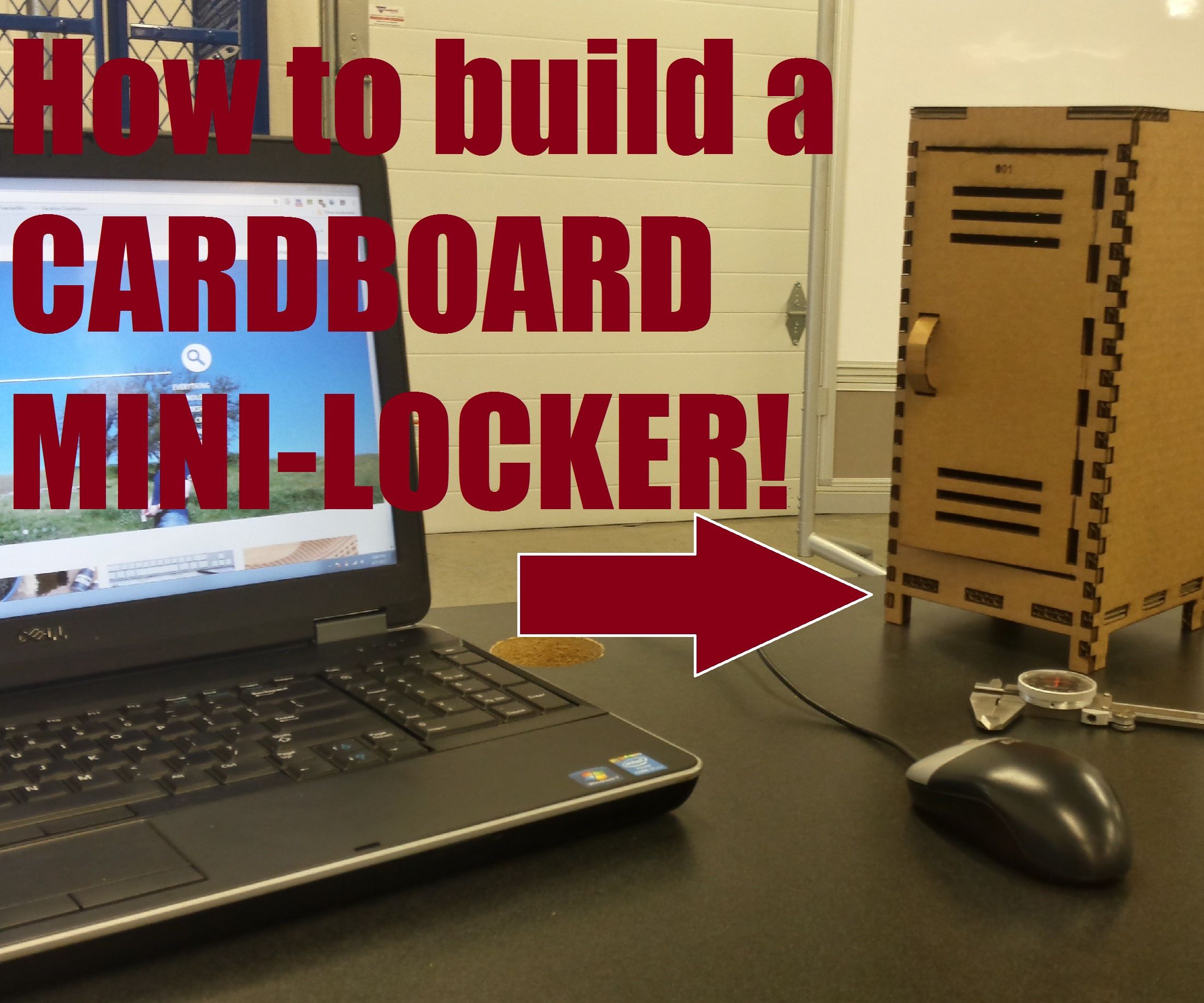 Cardboard Mini Locker