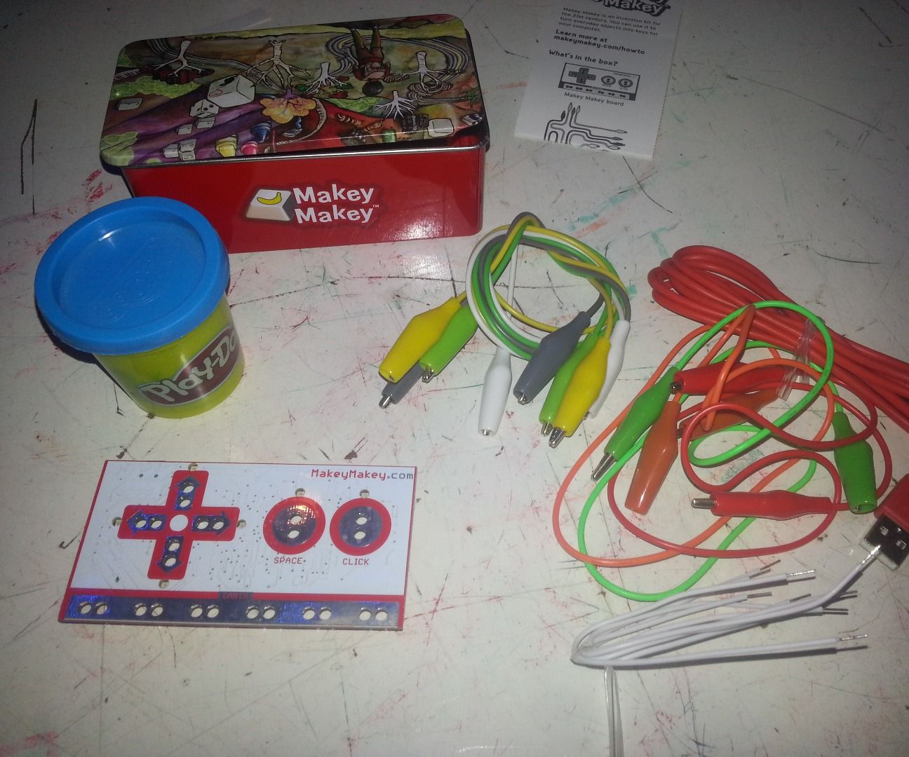 MakeyMakey+PlayDoh+Pac-Man=ENDLESS FUN MakerBar Hackerspace