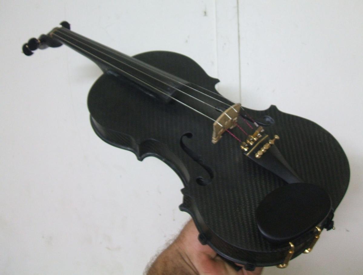 A Carbon Fibre Violin I Made From Scratch