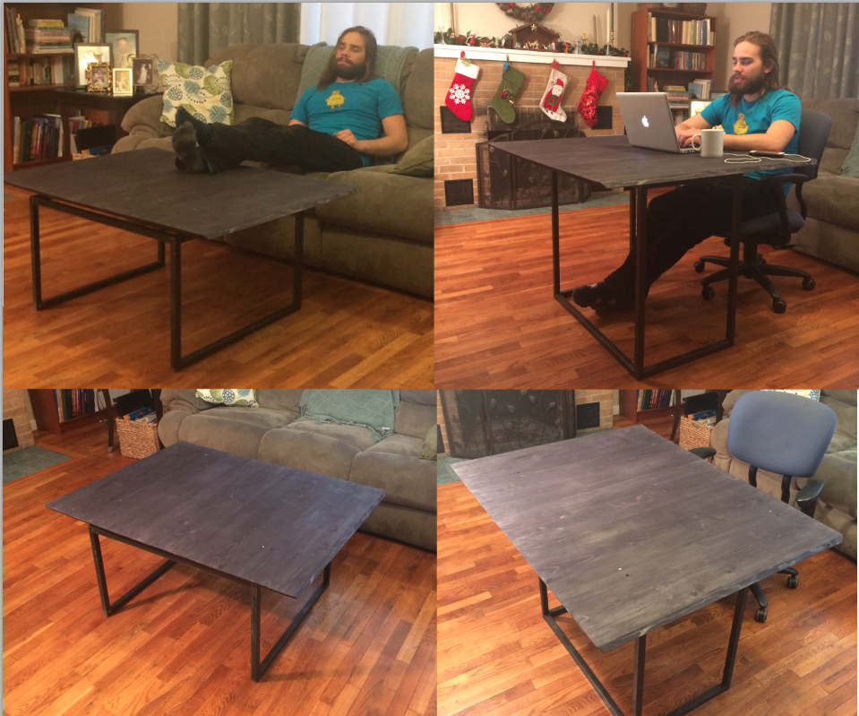 Duo: the Multipurpose Desk and Coffee Table