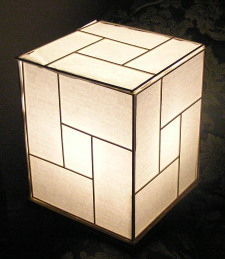 Japanese Lamp From Recycled Materials